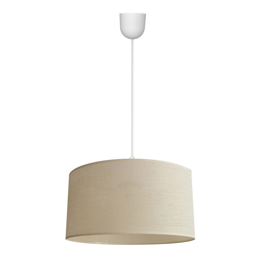 Pendel ALBA 1xE27/15W/230V diam. 40 cm beige