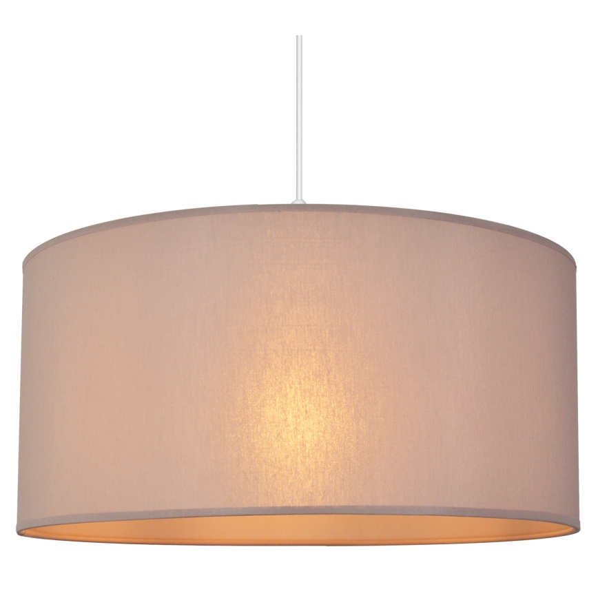 Pendel ALBA 1xE27/15W/230V diam. 40 cm beige