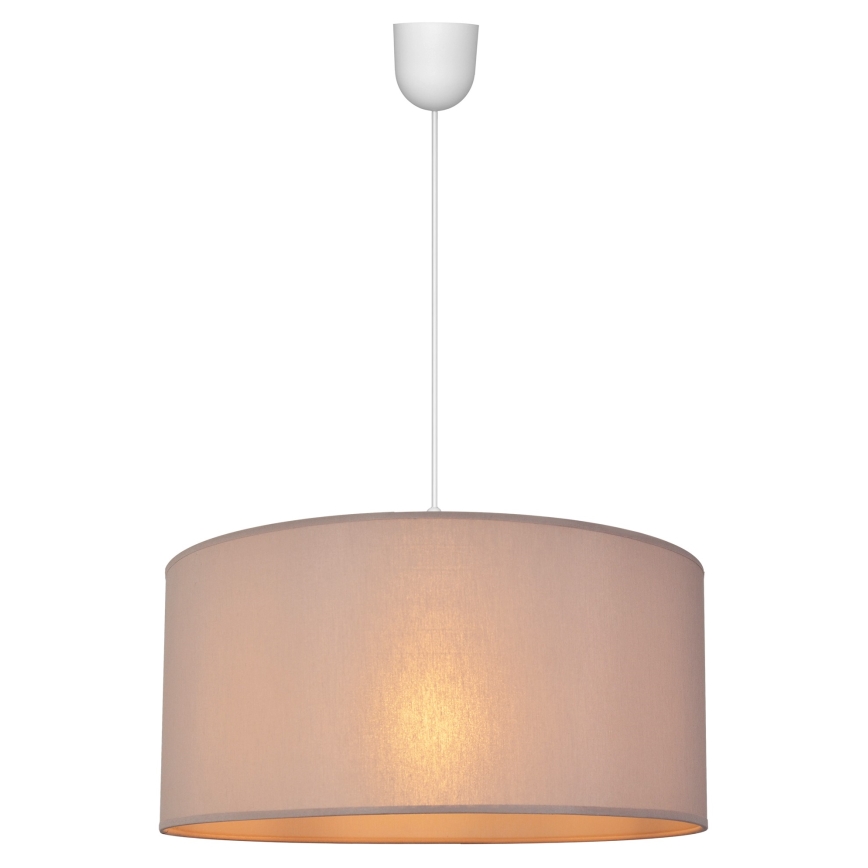 Pendel ALBA 1xE27/15W/230V diam. 40 cm beige