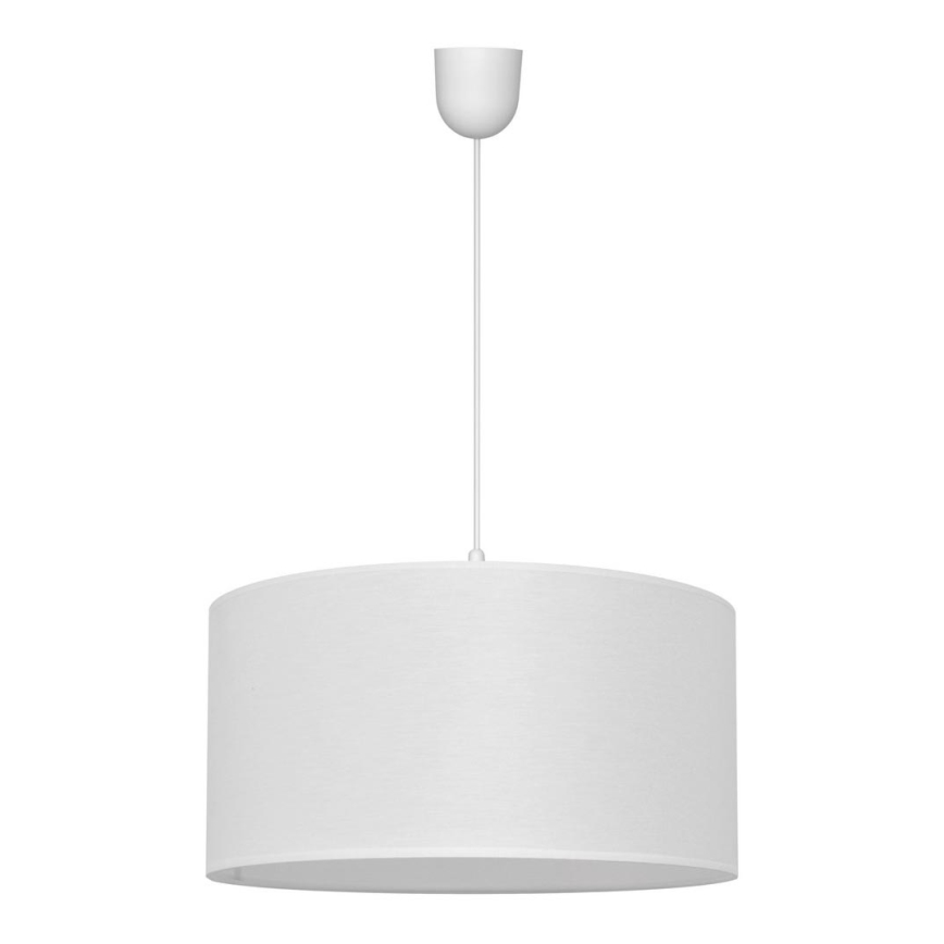 Pendel ALBA 1xE27/15W/230V diam. 40 cm hvid
