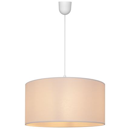 Pendel ALBA 1xE27/15W/230V diam. 40 cm hvid