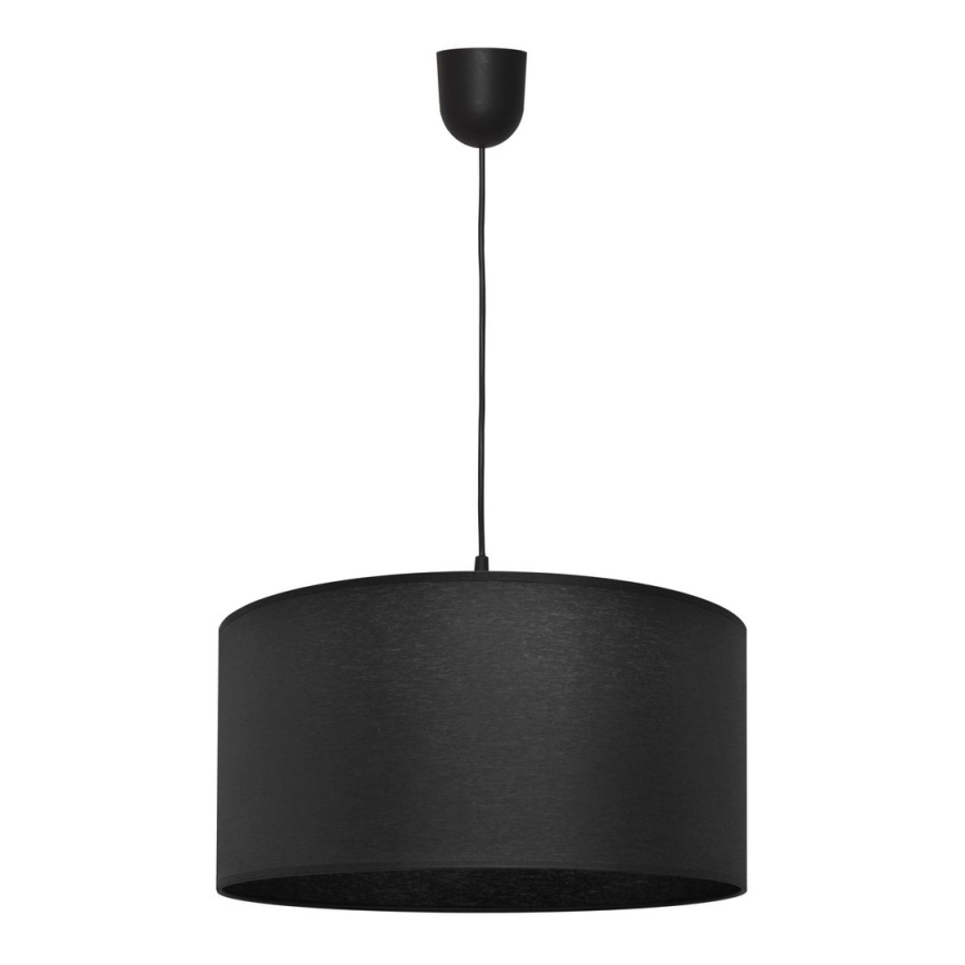 Pendel ALBA 1xE27/15W/230V diam. 40 cm sort