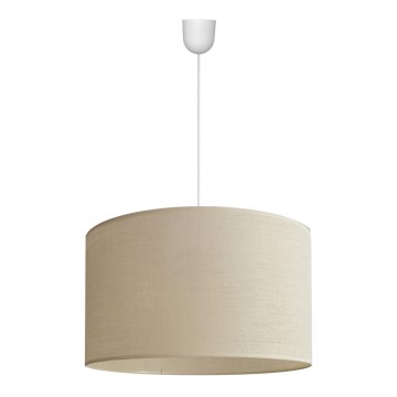 Pendel ALBA 1xE27/15W/230V diam. 45 cm beige
