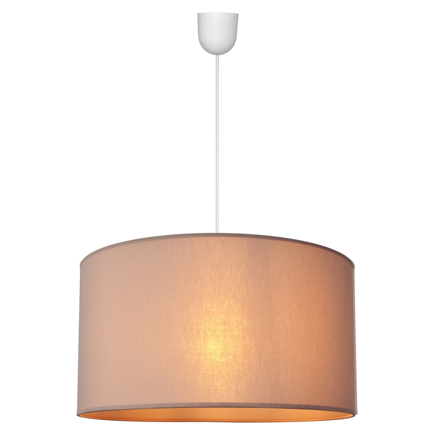 Pendel ALBA 1xE27/15W/230V diam. 45 cm beige