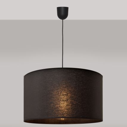 Pendel ALBA 1xE27/15W/230V diam. 45 cm sort
