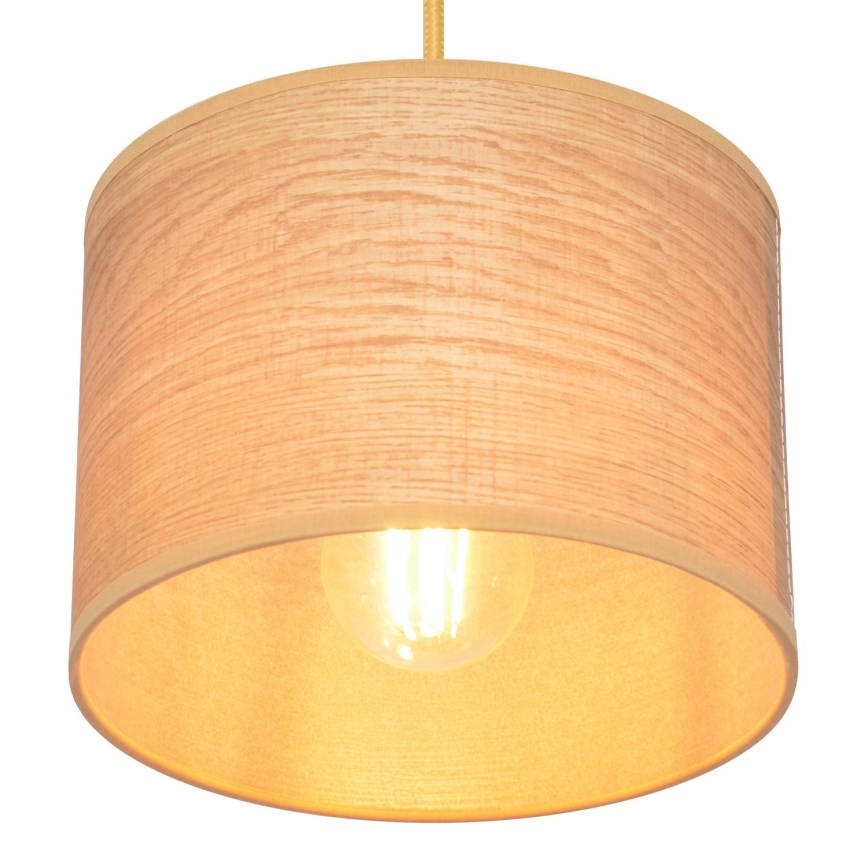 Pendel ALBA 1xE27/15W/230V diameter 20 cm brun