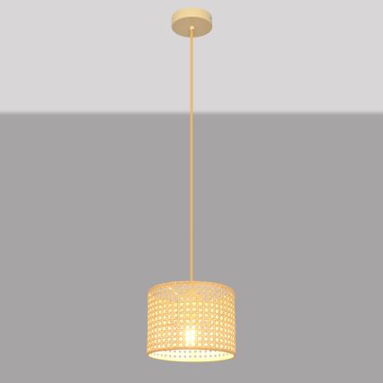 Pendel ALBA 1xE27/15W/230V diameter 20 cm Rattan