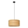 Pendel ALBA 1xE27/15W/230V diameter 40 cm brun/sort