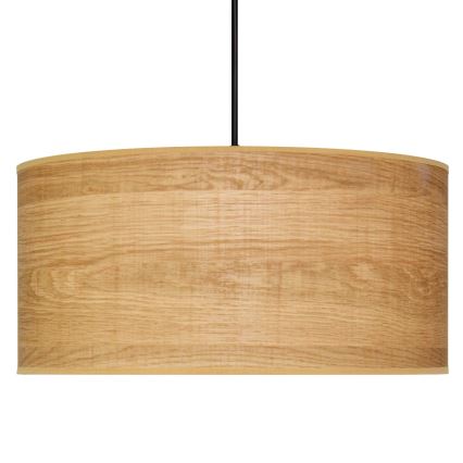 Pendel ALBA 1xE27/15W/230V diameter 40 cm brun/sort