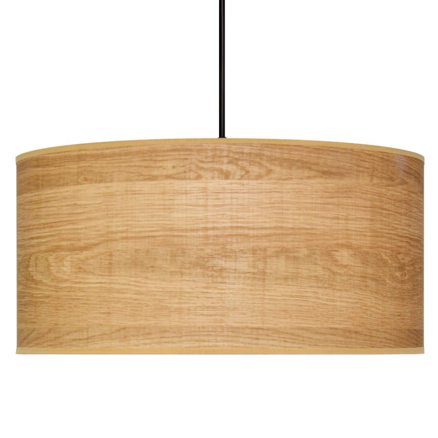 Pendel ALBA 1xE27/15W/230V diameter 40 cm brun/sort
