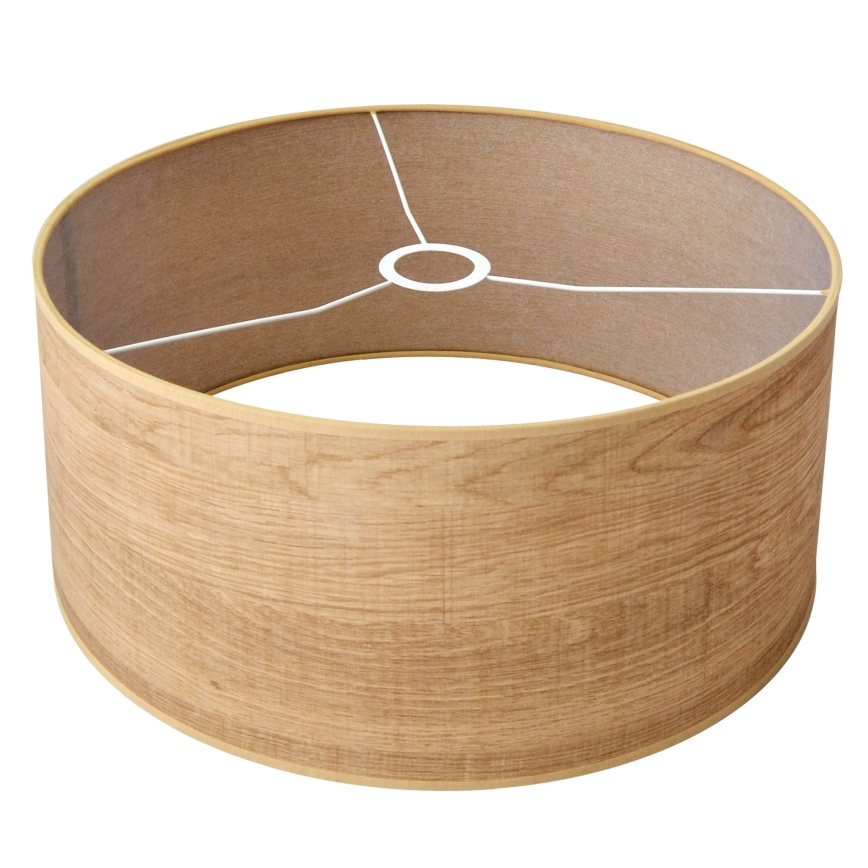 Pendel ALBA 1xE27/15W/230V diameter 40 cm brun/sort