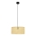 Pendel ALBA 1xE27/15W/230V diameter 40 cm Rattan/sort