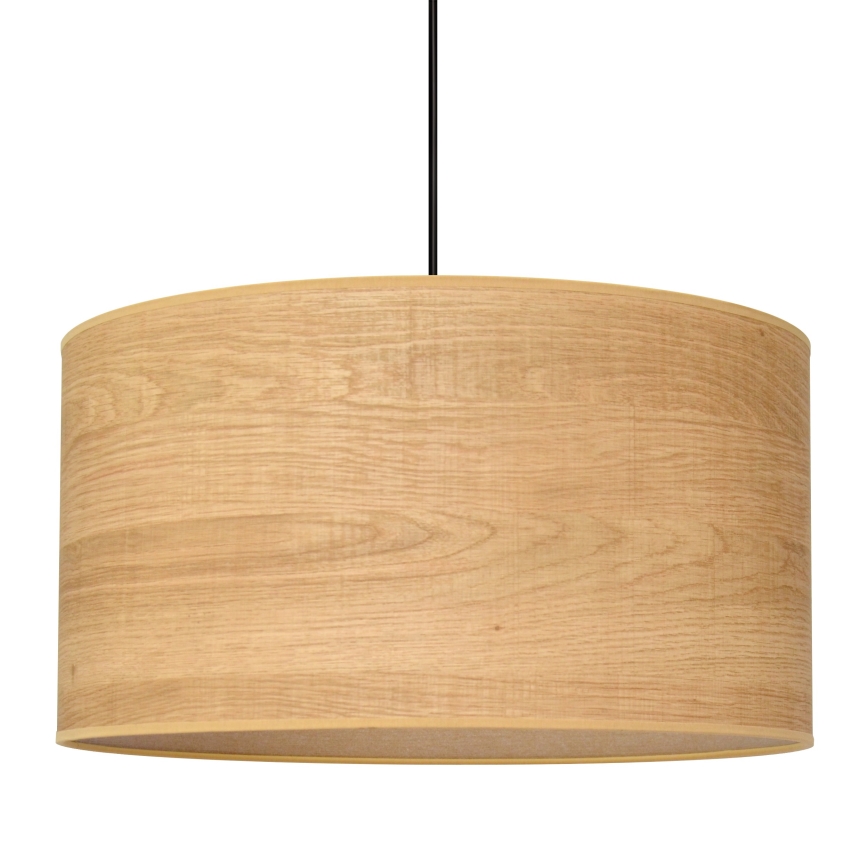 Pendel ALBA 1xE27/15W/230V diameter 45 cm brun/sort