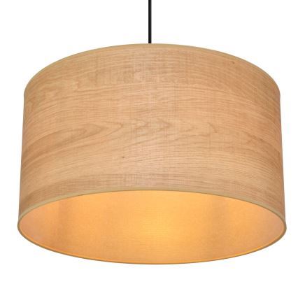 Pendel ALBA 1xE27/15W/230V diameter 45 cm brun/sort