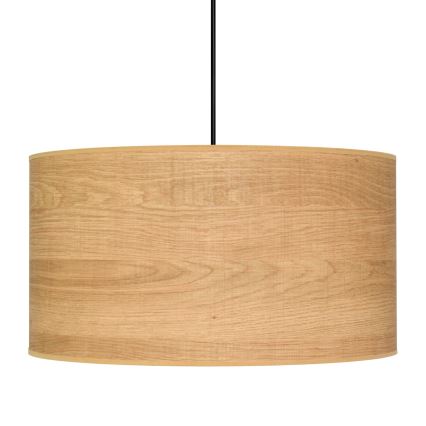 Pendel ALBA 1xE27/15W/230V diameter 45 cm brun/sort