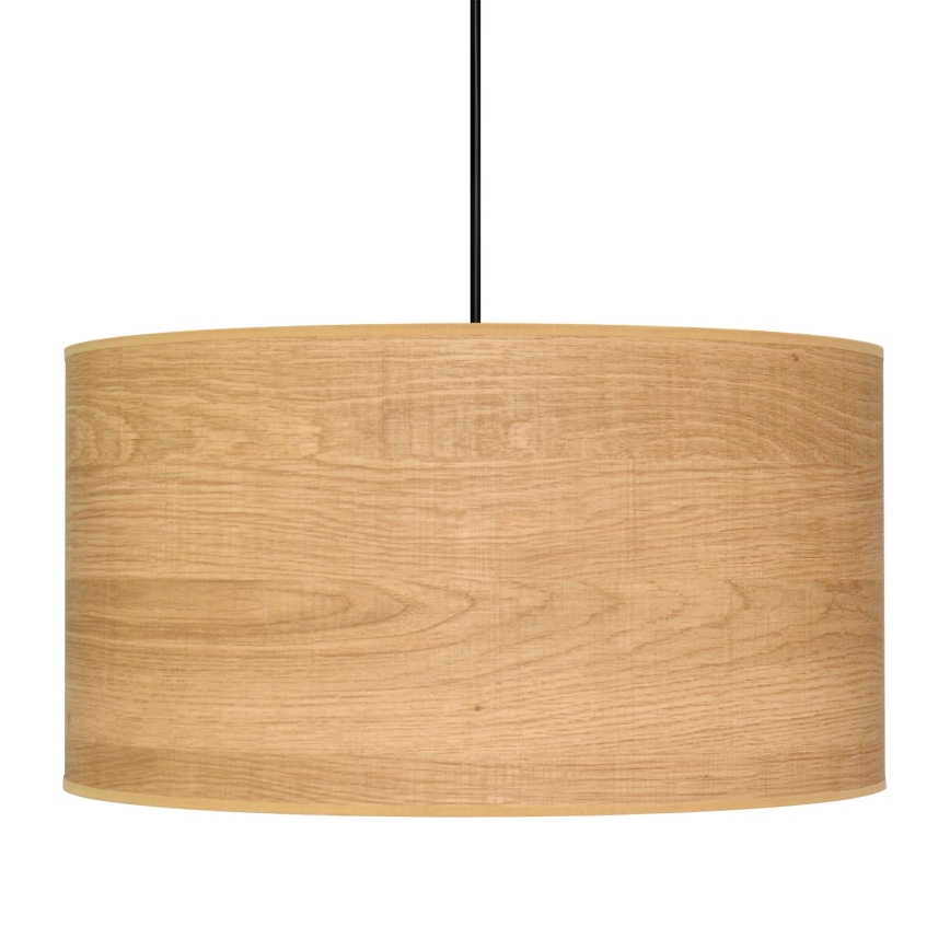 Pendel ALBA 1xE27/15W/230V diameter 45 cm brun/sort