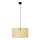 Pendel ALBA 1xE27/15W/230V diameter 45 cm Rattan/sort
