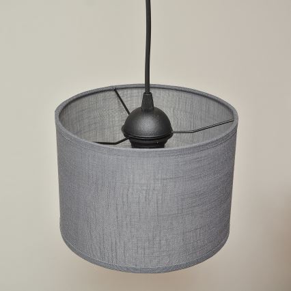Pendel ALBA med kabel 2xE27/15W/230V, grå