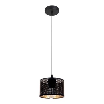 Pendel ALDO 1xE27/60W/230V diameter 15 cm sort