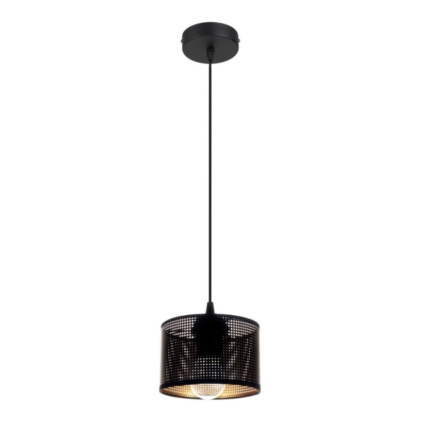 Pendel ALDO 1xE27/60W/230V diameter 15 cm sort