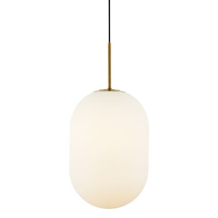 Pendel ALIAS 1xE14/40W/230V diameter 24 cm guldfarvet