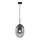 Pendel ALIAS 1xE14/40W/230V diameter 24 cm sort/grå