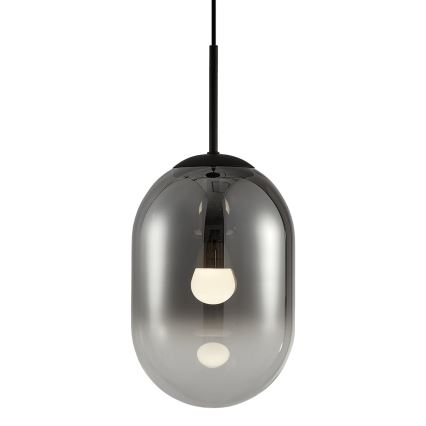 Pendel ALIAS 1xE14/40W/230V diameter 24 cm sort/grå