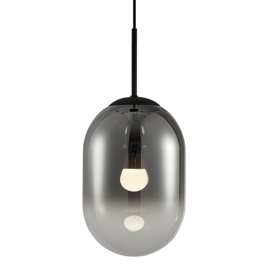 Pendel ALIAS 1xE14/40W/230V diameter 24 cm sort/grå