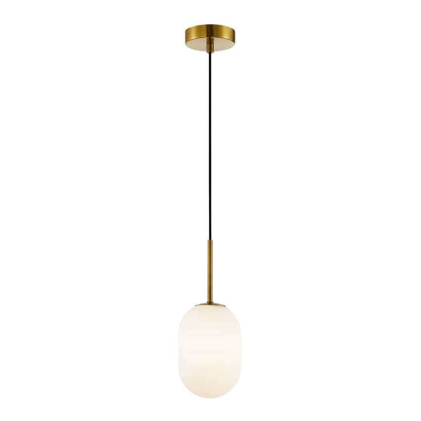 Pendel ALIAS 1xG9/8W/230V diameter 12 cm guldfarvet