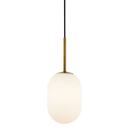 Pendel ALIAS 1xG9/8W/230V diameter 12 cm guldfarvet