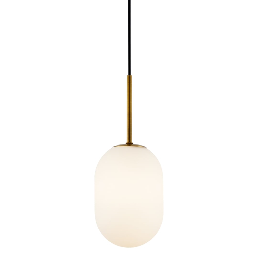 Pendel ALIAS 1xG9/8W/230V diameter 12 cm guldfarvet