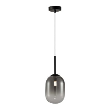 Pendel ALIAS 1xG9/8W/230V diameter 12 cm sort/grå