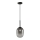 Pendel ALIAS 1xG9/8W/230V diameter 12 cm sort/grå