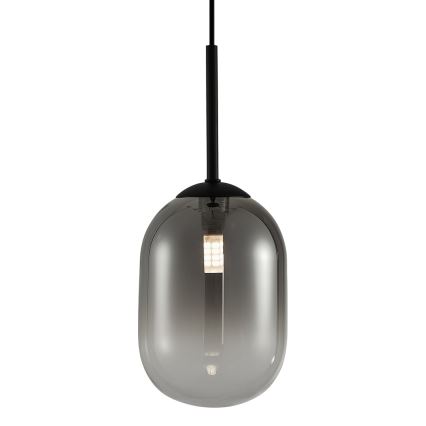 Pendel ALIAS 1xG9/8W/230V diameter 12 cm sort/grå