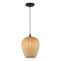 Pendel ALMA 1xE27/60W/230V diameter 23 cm bambus