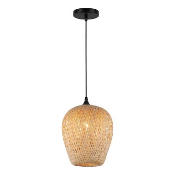 Pendel ALMA 1xE27/60W/230V diameter 23 cm bambus