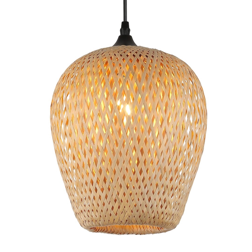 Pendel ALMA 1xE27/60W/230V diameter 23 cm bambus