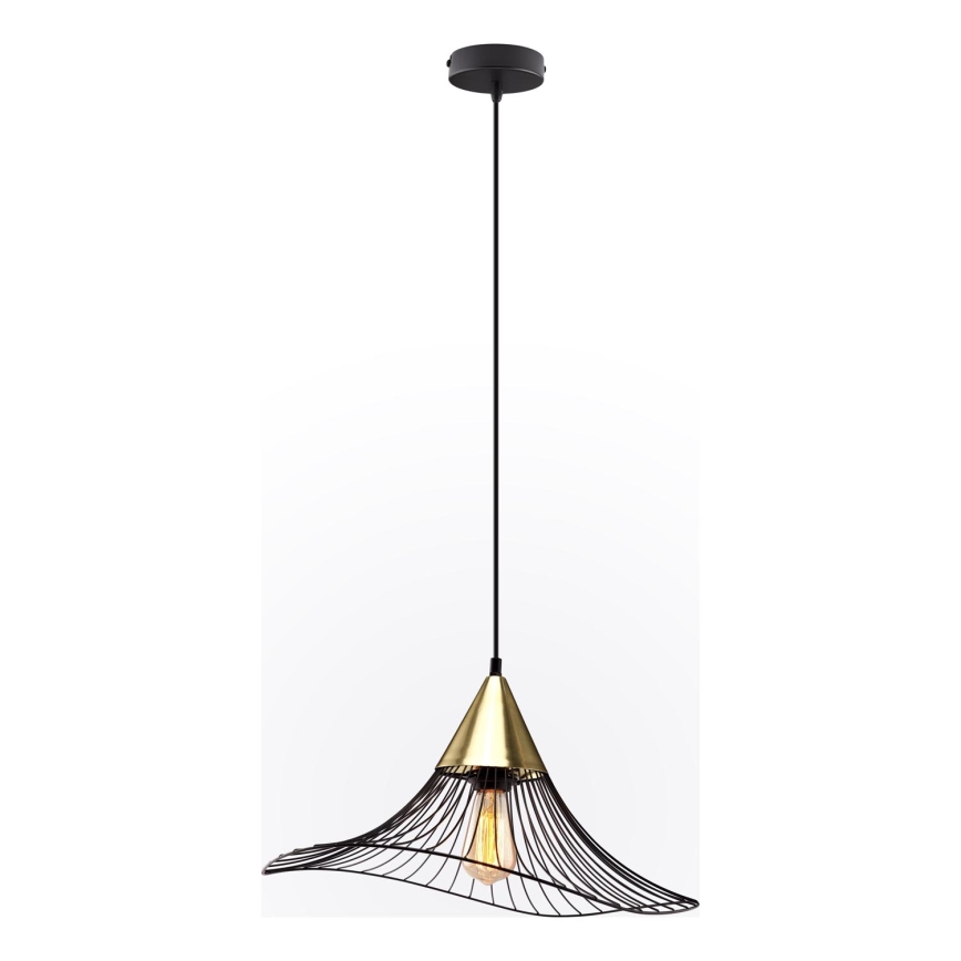 Pendel ALURA 1xE27/60W/230V diameter 50 cm sort