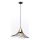 Pendel ALURA 1xE27/60W/230V diameter 50 cm sort
