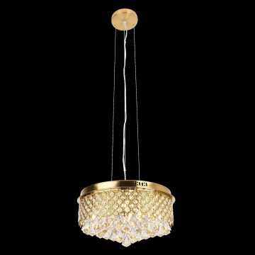 Pendel AMAPOLI 7xG9/28W/230V diameter 45 cm guldfarvet