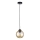 Pendel AMBRE BLACK 1xE27/60W/230V