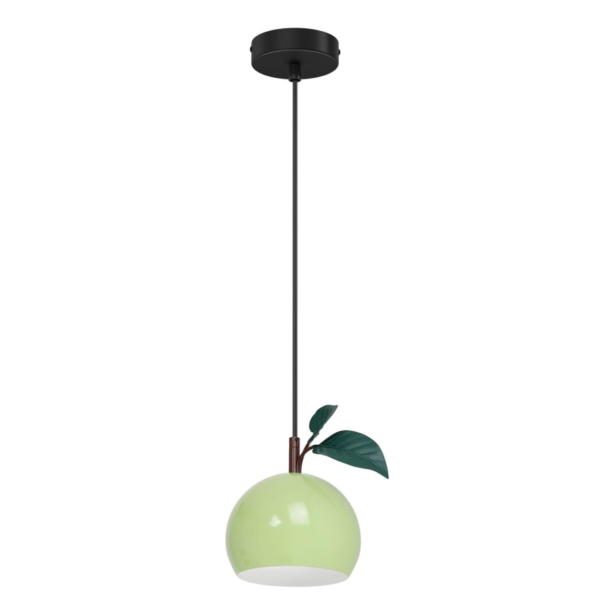 Pendel APPLE 1xE27/15W/230V grøn