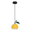 Pendel APPLE 1xE27/15W/230V gul