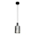 Pendel ARCADIA 1xE27/60W/230V diameter 13 cm sort/røget