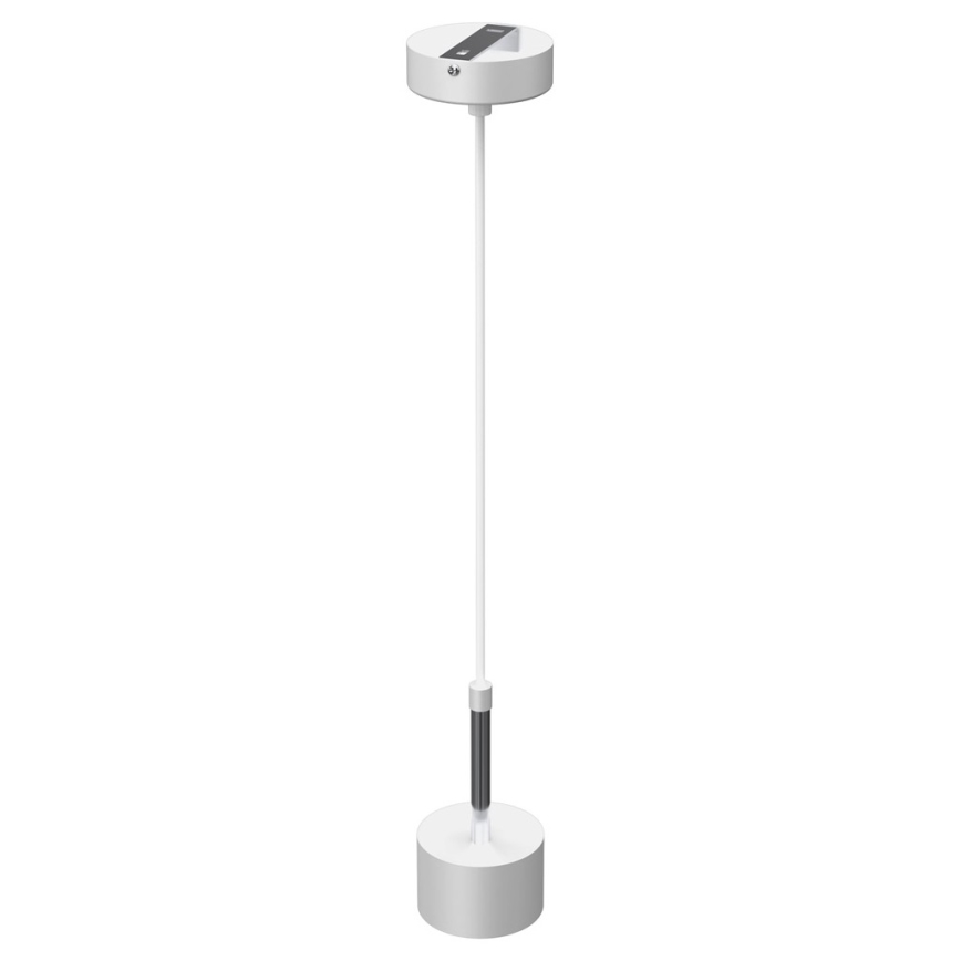 Pendel ARENA 1xGX53/11W/230V hvid/skinnende krom