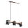 Pendel ARI 3xE27/15W/230V sort/beige