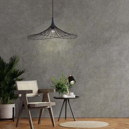 Pendel ARIELLE 1xE27/20W/230V diameter 50 cm sort