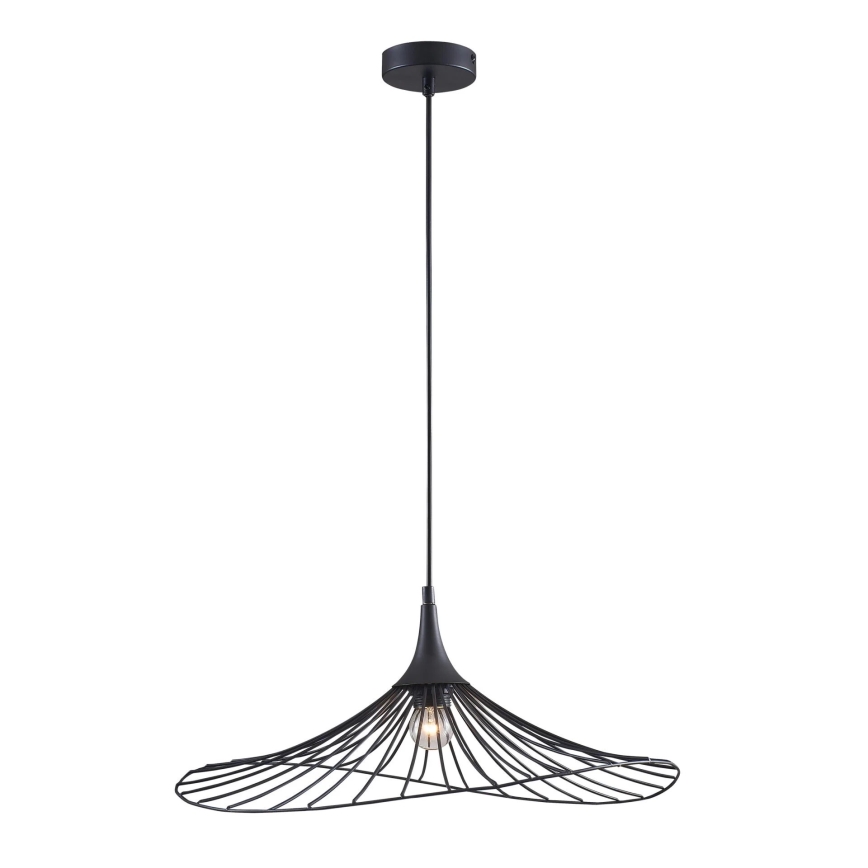 Pendel ARIELLE 1xE27/20W/230V diameter 50 cm sort