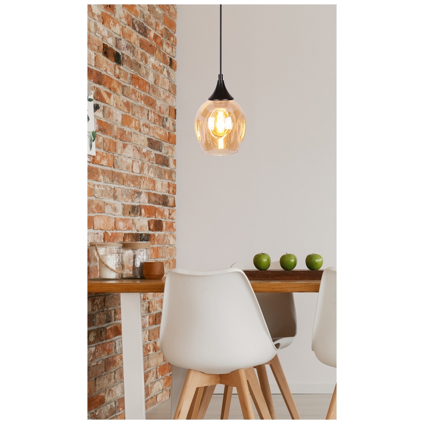 Pendel ASPA 1xE27/40W/230V sort