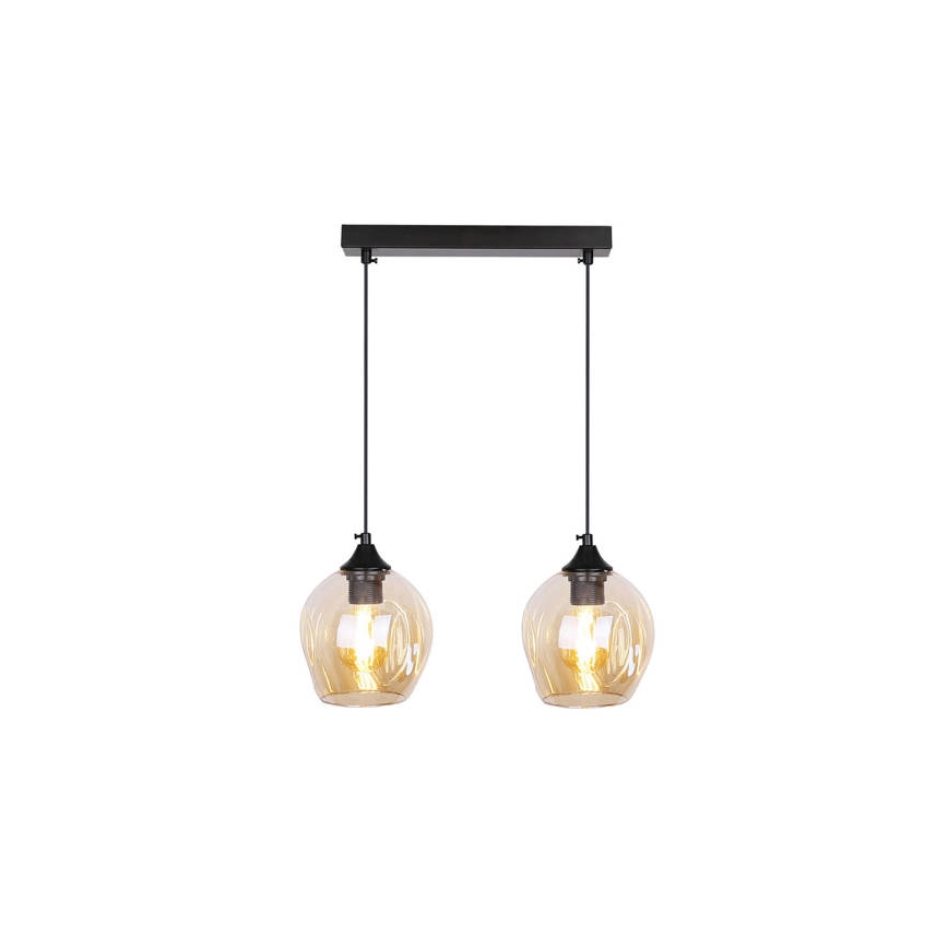 Pendel ASPA 2xE27/40W/230V sort